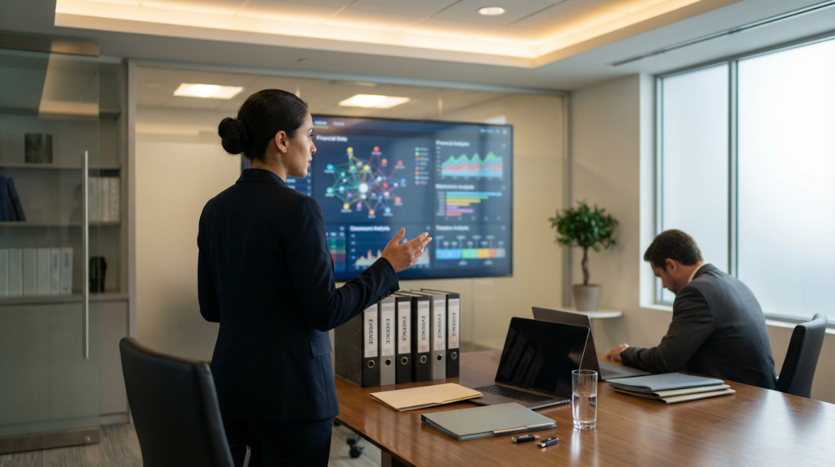 Private investigator demonstrating ethical practice and transparent communication to build client trust and confidence.