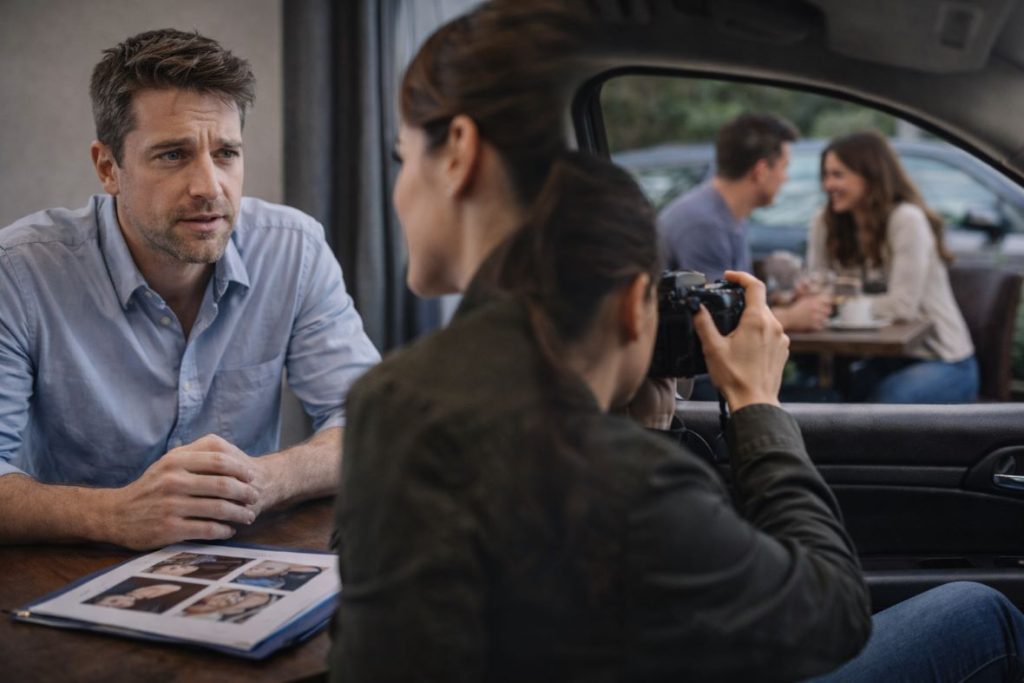 Infidelity Surveillance: How Private Investigators Provide Surveillance Services. Private investigators providing infidelity surveillance services using discreet, lawful methods to document behaviour and gather evidence.