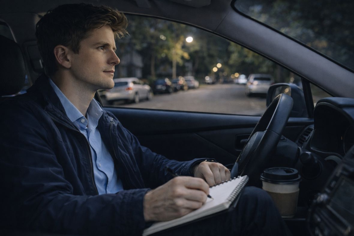 Unmasking the Investigator: Real Skills for Private Investigation. Private investigator using real-world skills like surveillance, OSINT research, and clear reporting to solve cases ethically and lawfully.